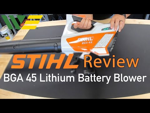 Stihl BGA 45 Battery Blower Review | Should you buy Battery Powered Blower?