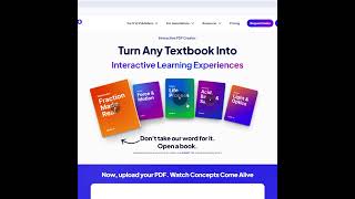 Turn Any Textbook PDF into Interactive Learning Content in Minutes
