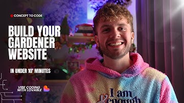 How to build your Gardener website in under 10 minutes with #lovable