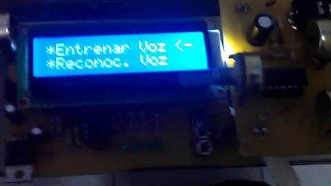 Voice Commands Recognition based on a dsPIC30F4013