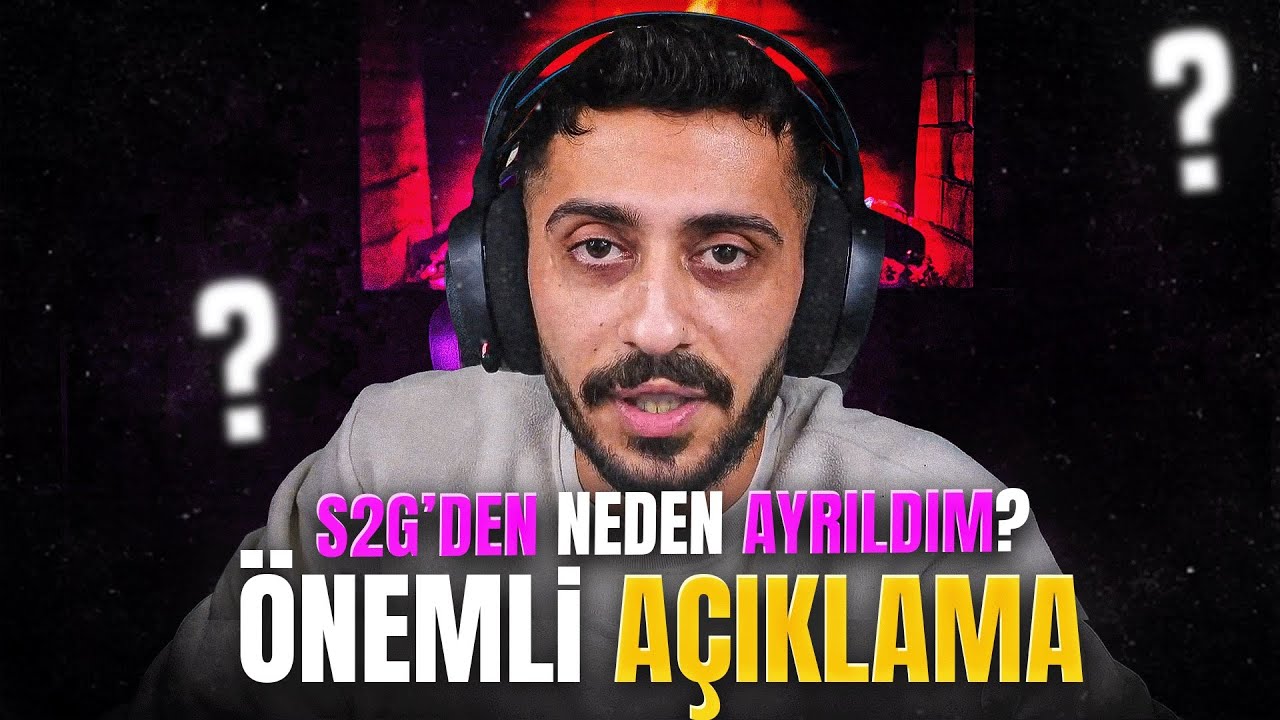 S2G’DEN NEDEN AYRILDIM? ÖNEMLİ AÇIKLAMA