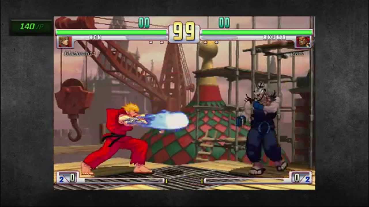 Street Fighter III: 3rd Strike Online - Ken (Ghidorah14) vs Akuma (jc611)