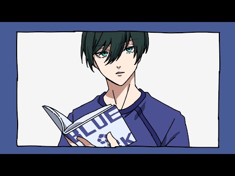 【手描きブルーロック】凛ちゃんと英語のお勉強