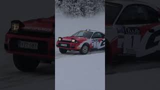JM Latvala & Toyota Celica dancing on ice #rally