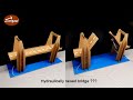 How to Make a Hydraulic Bridge with Cardboard | DIY cardboard bridge