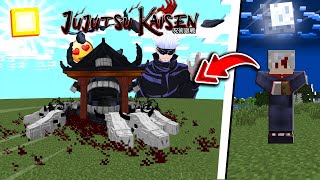 ماين كرافت شرح تحميل مود انمي جوجوتسو كايسن ! 🔥( فيه كل الشخصيات!😱) | Minecraft JujutsuKaisen Mod screenshot 1