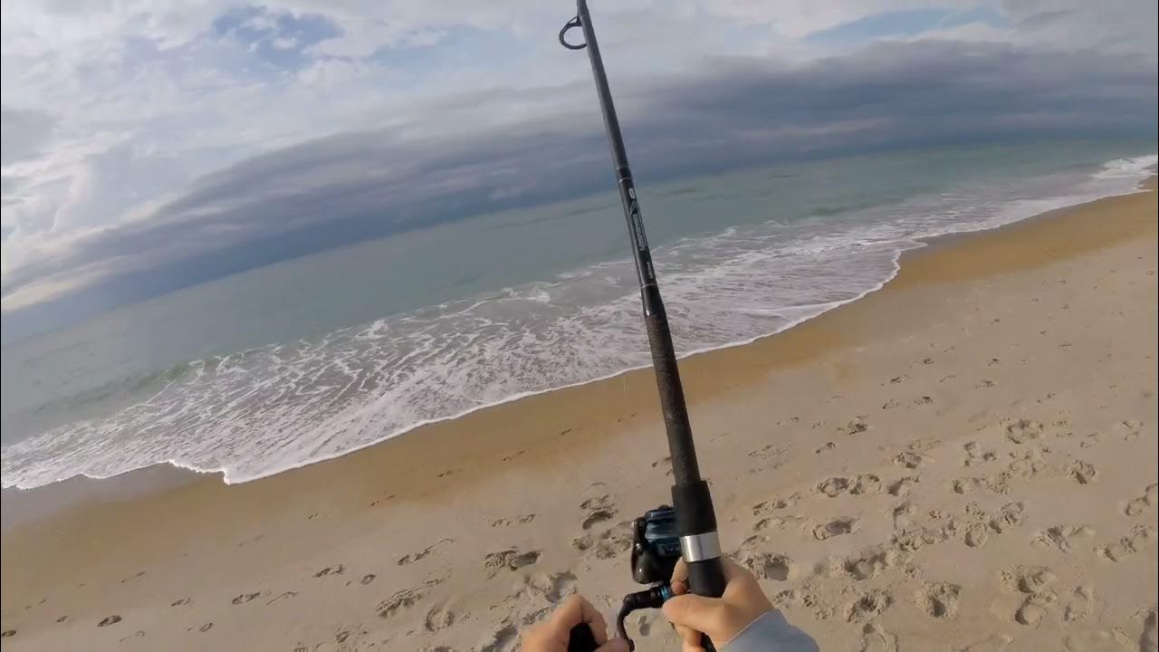 Surf fishing Topsail Island North Carolina fishing YouTube