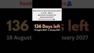 Hope You Deserve.. 136 days left for 2027⌛ #selfimprovement # #mindset #motivation #viral #daily