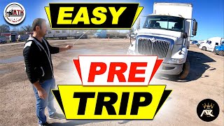 Full Pre Trip inspection with Student - CDL Test Inspection