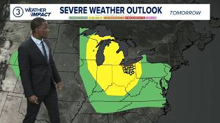 Weather Impact Alert | Severe storms possible for Monday