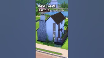 SMALL APARTMENT (Part 1/2) | ASMR | BASE GAME | NO CC | THE SIMS 4 #thesims4 #shorts #games #asmr