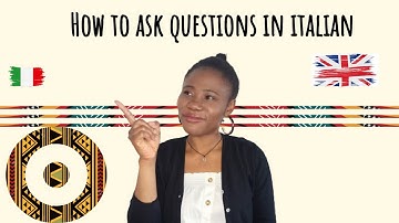 Lezione #20 || How to ask questions || Pidgin English- Italian