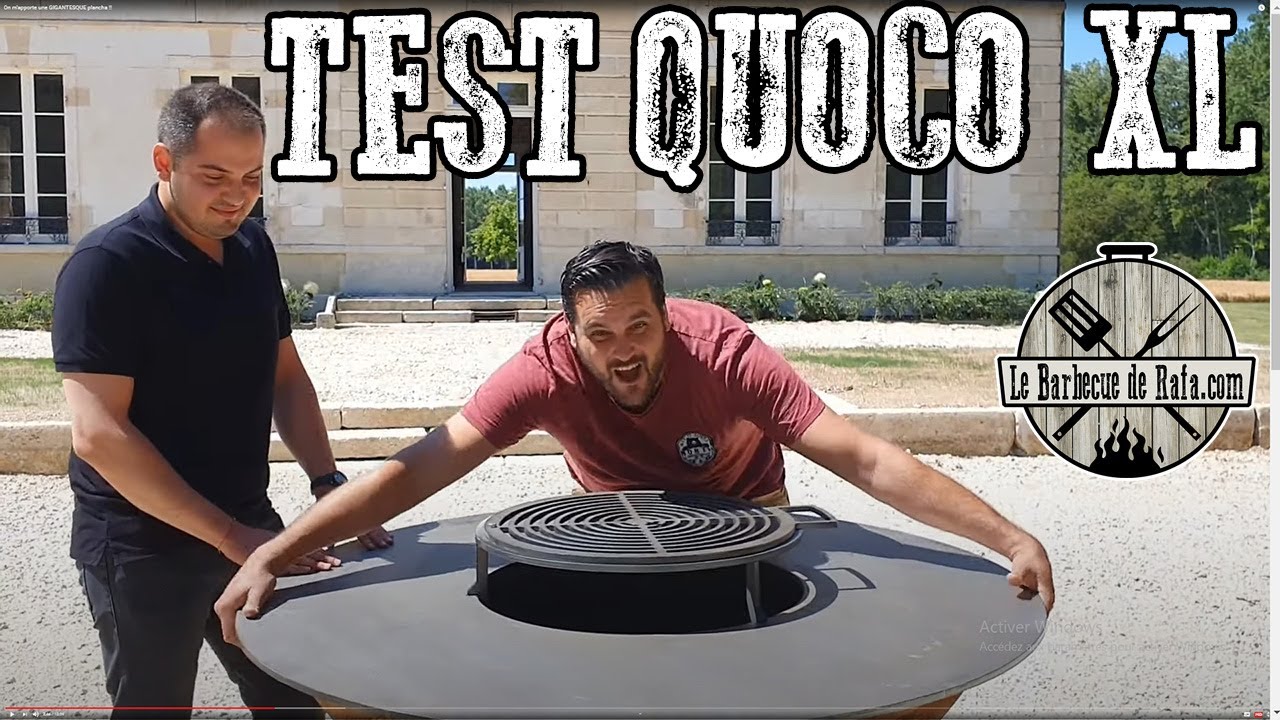 On m'apporte une GIGANTESQUE plancha !!