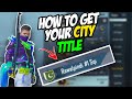 How to get city title in pubg mobile   pubg mobile