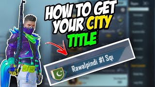 How to Get City Title in Pubg Mobile 😱♥️ | PUBG MOBILE screenshot 1