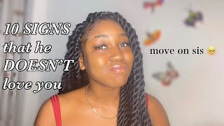 10 signs he DOESN’T love you | Thursday Talks 🤍 | Lia Kat