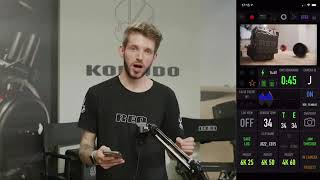 Ajustes de control de tu RED Komodo - RED KOMODO APP - CattsCamera Distribuidores Material de Cine
