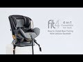 Chicco Fit4 4-In-1 Car Seat – Installing with Seatbelt: Rear Facing