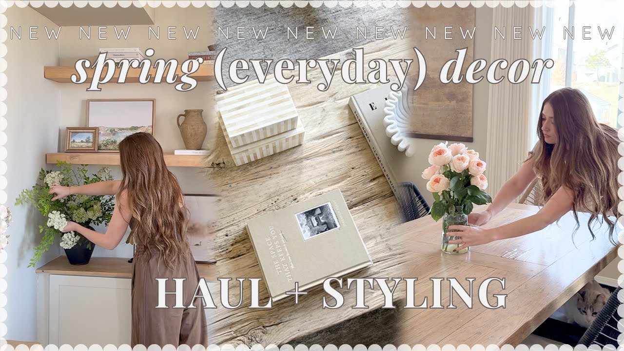 STYLING NEW HOME DECOR 🌸 spring 2025 home decor HAUL + decorating ideas for every room!