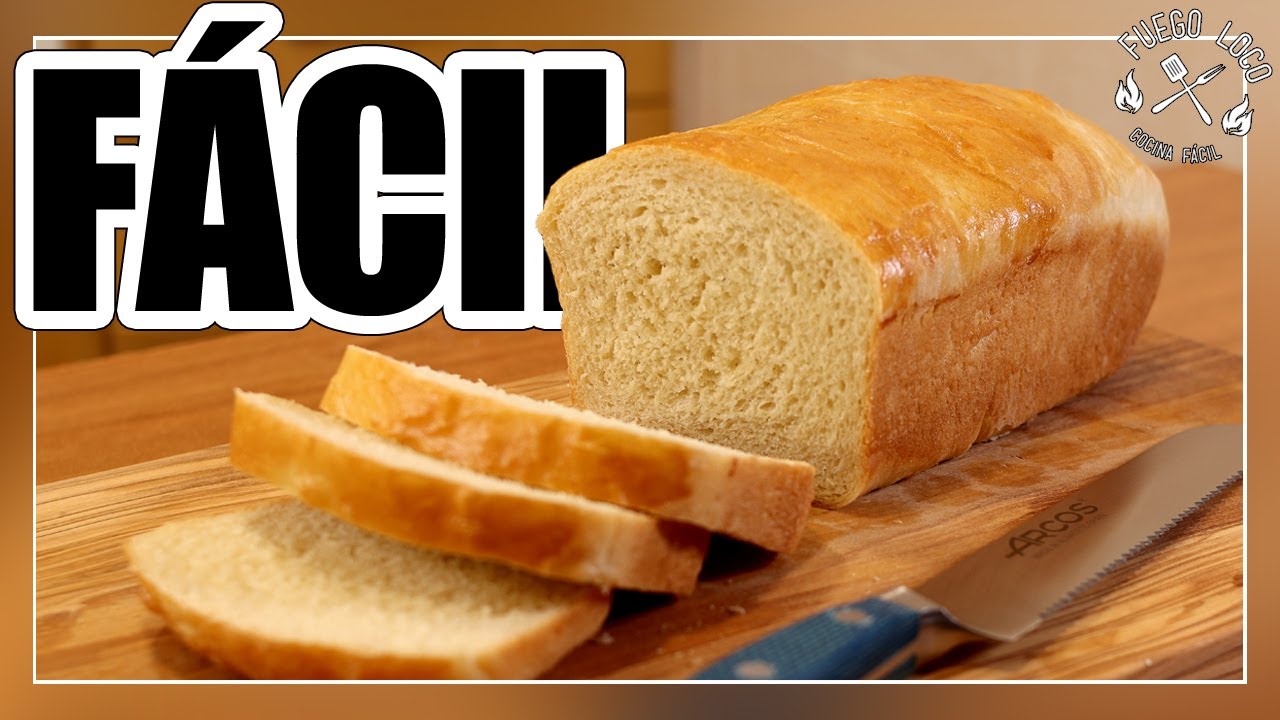 🍞 PAN DE MOLDE receta FÁCIL (nunca falla) | Pan LACTAL con HARINA COMÚN