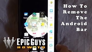 How to remove side bar android screenshot 1
