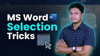 MS Word Selection Tricks | How to Select Text in Microsoft Word | Shortcut to select a line in Word