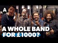 Band for a Grand!! Can the team buy all the kit for their new band for under £1000??