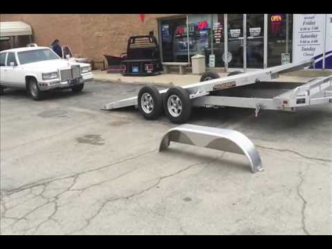 loading-a-cadillac-on-an-aluma-trailer-8216-tilt-deck-car-hauler-super-lite