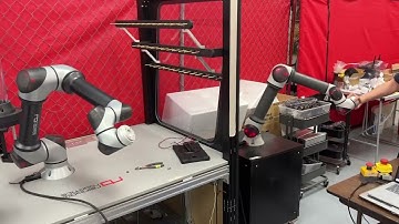 Leader-follower RB5 robot arm tele-impedance