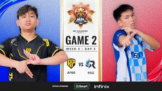 MPL PH S13 - W2D2 - APBR vs RSG - GAME 2