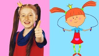 Зарядка с Царевной - Детская площадка - Веселые песенки - Видео для детей Зарядка с Царевной - Детская площадка - Веселые песенки - Видео для детей