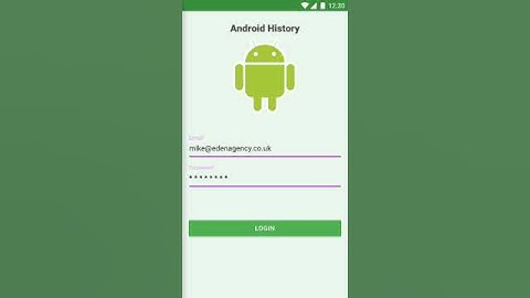 Login Screen scaling down for Material Design Prototype