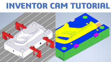 Inventor CAM 2021 Tutorial #48 | Mill 3D Machining Mold & Die