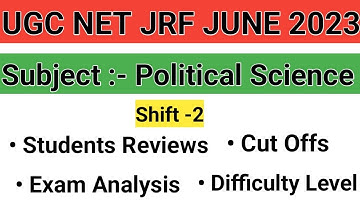 UGC NET JRF JUNE 2023 EXAM LIVE STUDENTS REVIEW  | SHIFT 2 | 15 june 2023