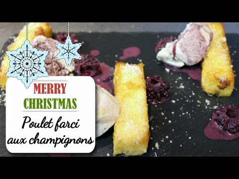 poulet-farci-aux-champignons-et-frites-de-polenta---recette-facile-noël