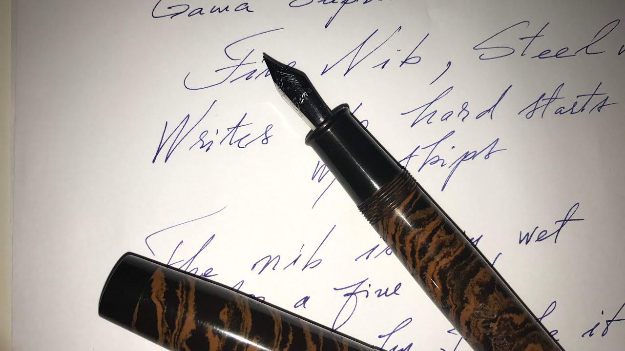 Gama Supreme Indian Fountain Pen YouTube