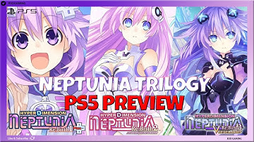Hyperdimension Neptunia Rebirth 1 2 & 3 PS5 Story Gameplay Walkthrough Preview #1! (PS4 & PS5)