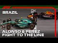 Alonso and perezs incredible photo finish  2023 sao paulo grand prix