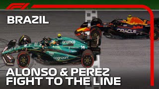 Alonso And Perez's Incredible Photo Finish | 2023 Sao Paulo Grand Prix Resimi
