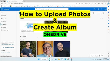 How to Upload Photos and Create Album on OneDrive