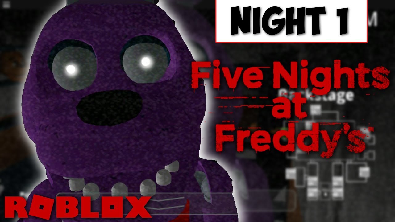 Five Nights At Freddy S In Roblox Night 1 Animatronics Awakened Youtube - playing fnaf in roblox roblox animatronics awakened youtube