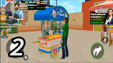 Ice cream part 2 || gameplay walkthrough - bakery shop simulator (android)