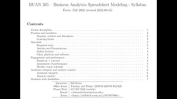 BUAN 305 Syllabus -- Fall 2022 -- Manhattan College