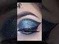 Amazing blue glittery eye makeup tutorial for beginners #shorts #eyemakeup #lashesbeautyparlour