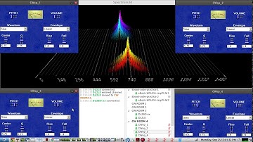 Morse Code Audio QSO over IP - CW NET - How to control every CW OP