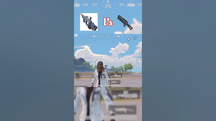 P90 gun Vs Barzon gun damage test !!! Which gun is most damage ??? #bgmishorts #bgmi #pubg