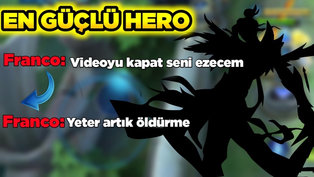 OYUNUN EN GÜÇLÜ KAHRAMANI / SENSEY VİDEOYU KAPAT DEDİ EKREM İLE AĞLATTIK Mobile Legends
