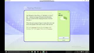 Typing Master  Astronauts test 1 min 5 screenshot 4