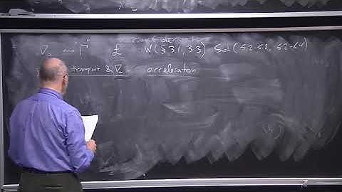 Advanced General Relativity - Lecture   14