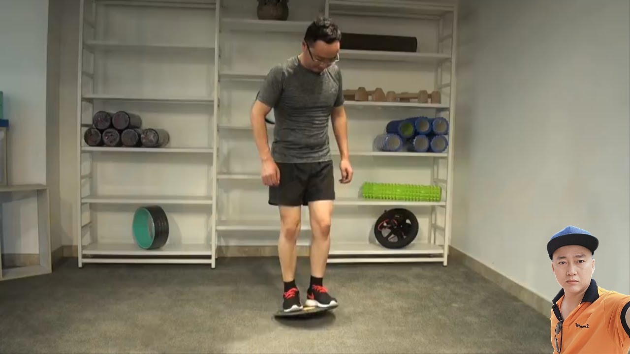 New High Quality Body Building Adjustable Balance Board Fitness